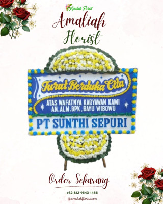 Papan Bunga Duka di Mantikulore