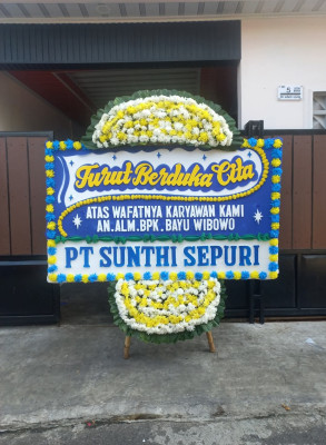 Papan Bunga Duka di Mantikulore